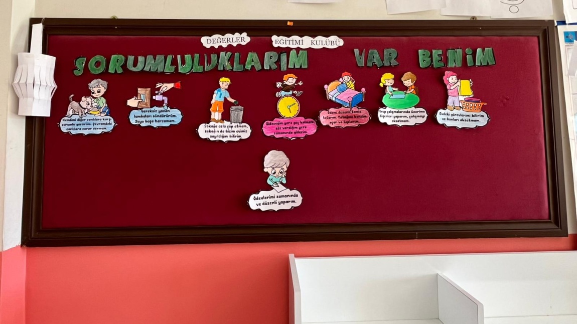 DEĞERLER EĞİTİMİ PROJESİ “SORUMLULUK TEMASI”